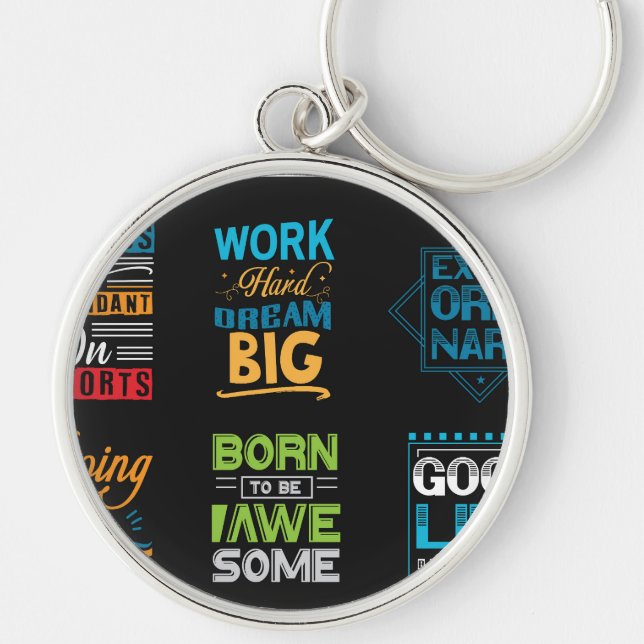 Calligraphic design   keychain (Front)