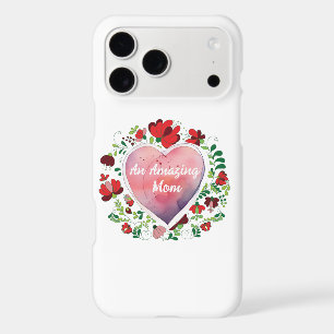 Calligraphic Script Amazing Mom Mother day Heart