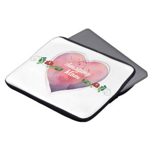 Calligraphic Script Amazing Mom Mother's day Gift Laptop Sleeve