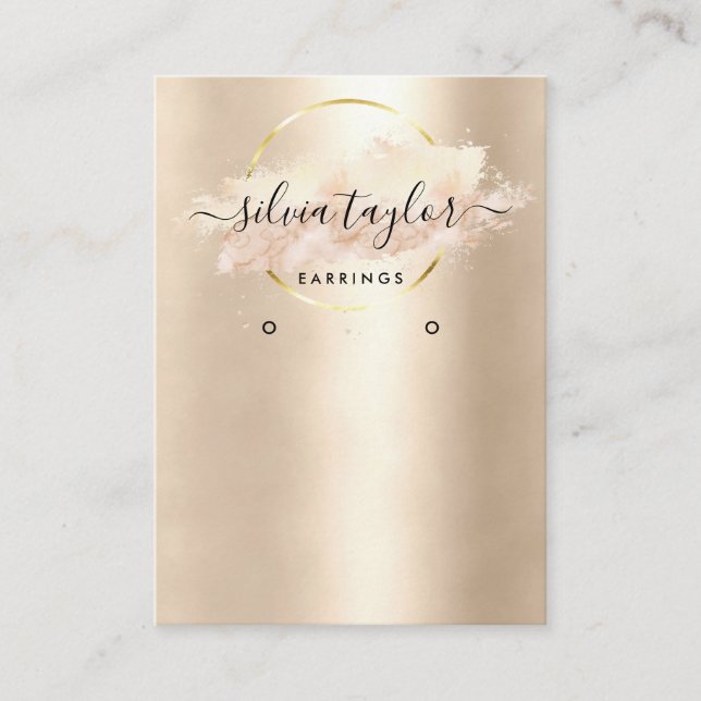 Calligraphie art Écouter carte d'affichage (Devant)