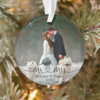 Calligraphie Coeur M. et Mme Mariage Photo