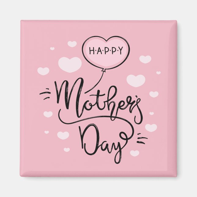 Calligraphie de la Fête des Mères | Magnet (Devant)