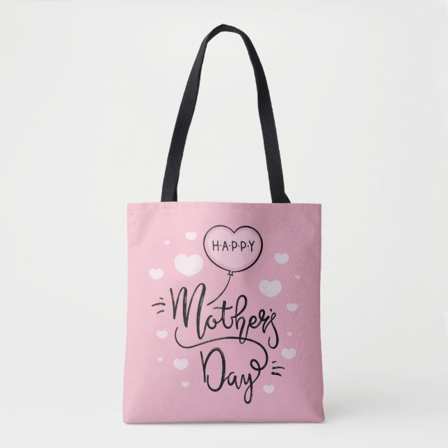 Calligraphie de la fête des mères| Sac fourre-tout (Devant)