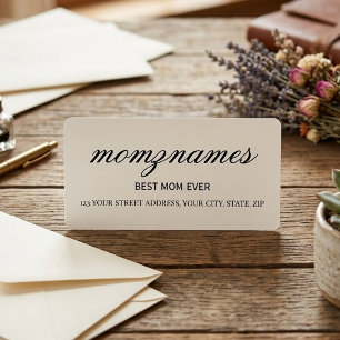 Calligraphie de nom personnalisée Meilleure Maman