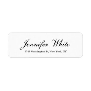 Calligraphie élégant Noir & Blanc Classique