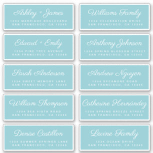 Calligraphie Étiquettes de adresse invités ORDER 6