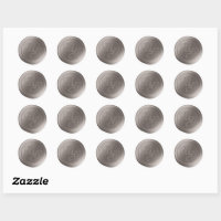 Calligraphie gris-gris grise Monogramme Stickers c