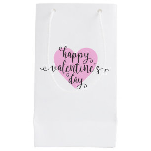 Calligraphie Heureuse Sainte-Valentin  Sac cadeau