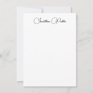 Calligraphie Modèle Verticale Moderne