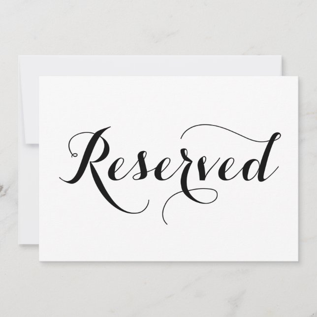Calligraphie moderne | Carte de signalisation de m (Devant)
