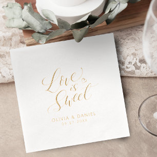 calligraphie moderne de mariage "l'amour est doux"