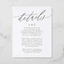 Calligraphie moderne mariage noir et blanc simple