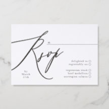 Calligraphie moderne mariage simple noir et blanc