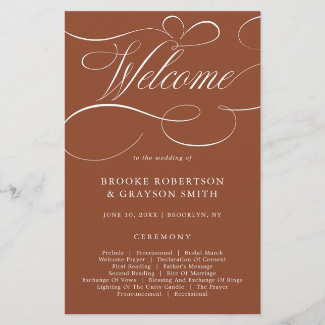 Calligraphie moderne Programme de Terracotta intem (Devant)