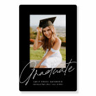 Calligraphie noire Photo Graduation Signature de l