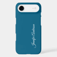 Calligraphie Océan Bleu Couleur Nom Personnalisé