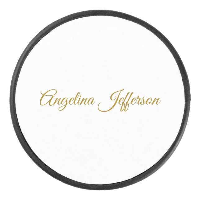 Calligraphie professionnelle Elegant or couleur (Devant)