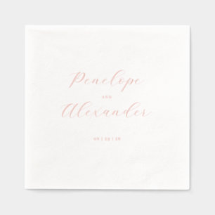 Calligraphie romantique rose