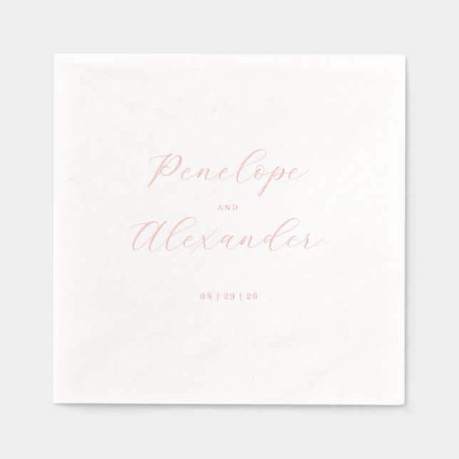 Calligraphie romantique rose (Recto)