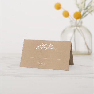 Calligraphie Rustique Mariage Cartes de Place