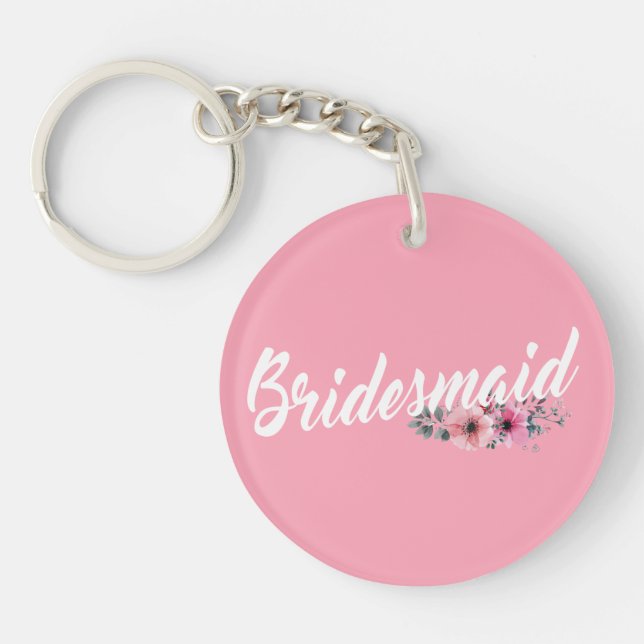Calligraphie simple du Mariage de Bridesmaid | POR (Devant)