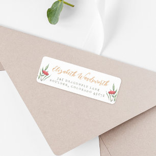 Calligraphie Vintage avec une végétation luxuriant