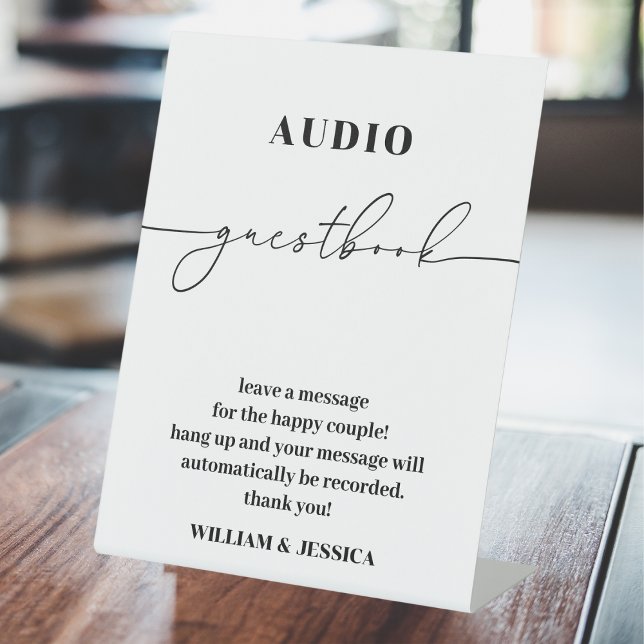 Calligraphy Audio Guestbook| Phone Guest Book Sign (Creator Uploaded)