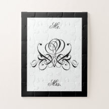 Calligraphy Black Rose Wedding