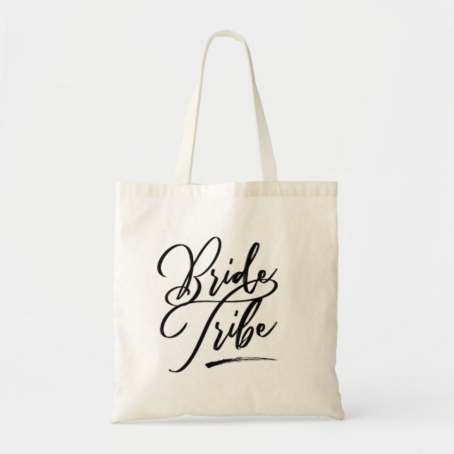 Calligraphy  Bride tribe elegant Tote Bag (Front)