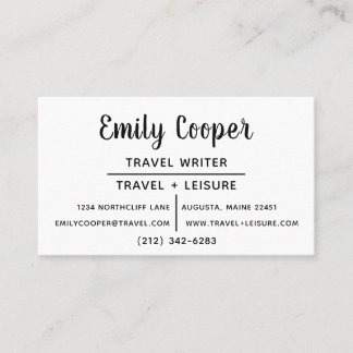 Calligraphy Buisness Card