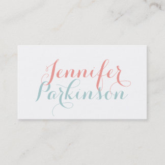 Calligraphy Calling Card