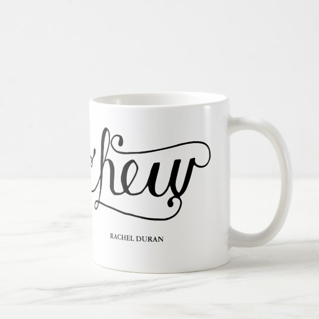 calligraphy chew coffee mug (Right)