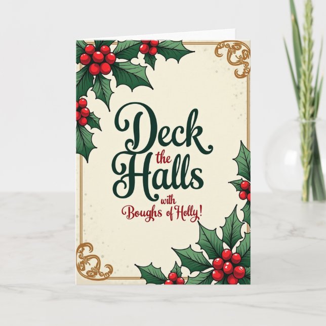 Calligraphy Christmas Card (Front)