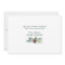 Calligraphy Christmas Greenery Couple Photo Green