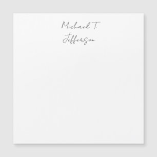 Calligraphy Classical Elegant Plain Simple Card
