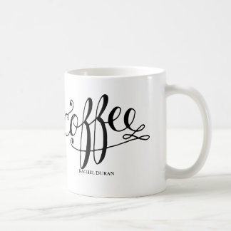 calligraphy coffee coffee mug