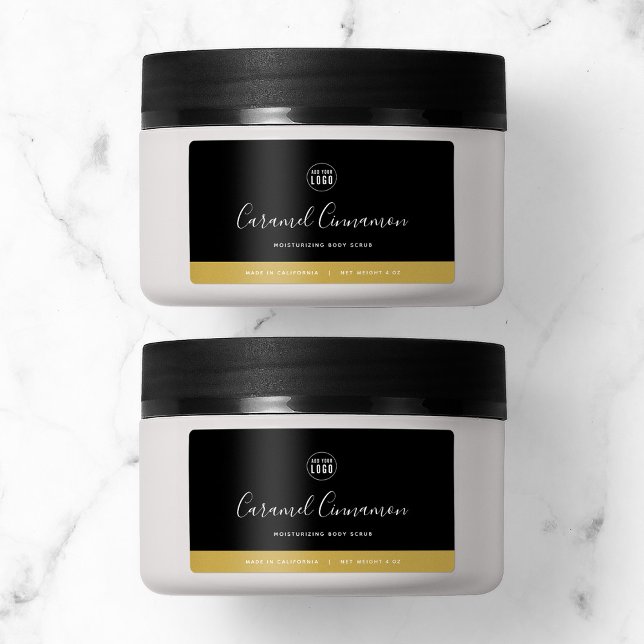 Calligraphy Editable Colours Contrast Product Label (Creator Uploaded)