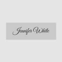 Calligraphy Elegant Black & White Bold Retro