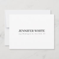 Calligraphy Elegant Black & White Bold Retro