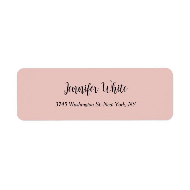 Calligraphy Elegant Cute Plain (Front)