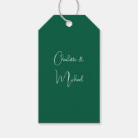 Calligraphy Elegant Green Plain Simple Names