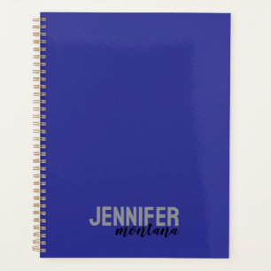 Calligraphy Elegant Plain Add Own Name Planner