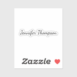 Calligraphy Elegant Plain Simple Name
