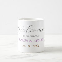 Calligraphy Elegant Welcome Wedding