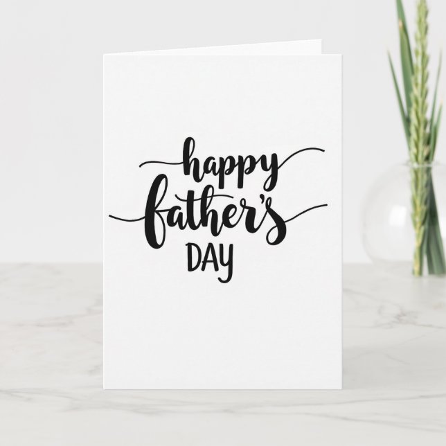 Calligraphy Fathers Day Card (Front)