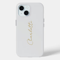Calligraphy Gold Colour Grey Custom Personal Edit