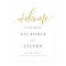 Calligraphy Gold Welcome Wedding Sign