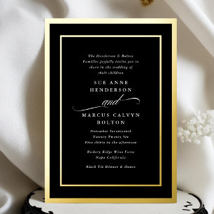 Calligraphy   Golden Frames Wedding