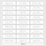 Calligraphy Guest Address Labels ORDER 8” or 14”!<br><div class="desc">Easy to personalize, names and addresses / individual wedding address label stickers for guests. These chic, modern black and white wedding address labels feature your wedding guest names in off-black elegant handwritten script calligraphy. Simply add your individual wedding guest names and address. Exclusively designed for you by Happy Dolphin Studio....</div>