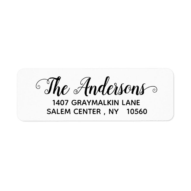 Calligraphy Handwritten Script Modern Elegant (Front)